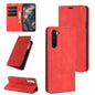 For OnePlus Nord Retro-skin Business Magnetic Suction Leather Case with Holder & Card Slots & Wallet, For OnePlus Nord