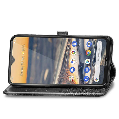 For Nokia 5.3 Mandala Flower Embossed Horizontal Flip Leather Case with Bracket / Card Slot / Wallet / Lanyard, For Nokia 5.3