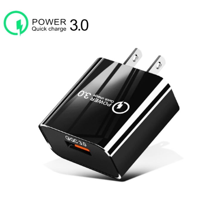 Mini QC3.0 USB 18W Mobile Phone Tablet Universal Fast Charger, US Plug, US Plug