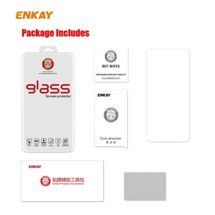 ENKAY Hat-Prince 0.26mm 9H 2.5D Curved Edge Tempered Glass Film, For OnePlus Nord, For Galaxy M31s