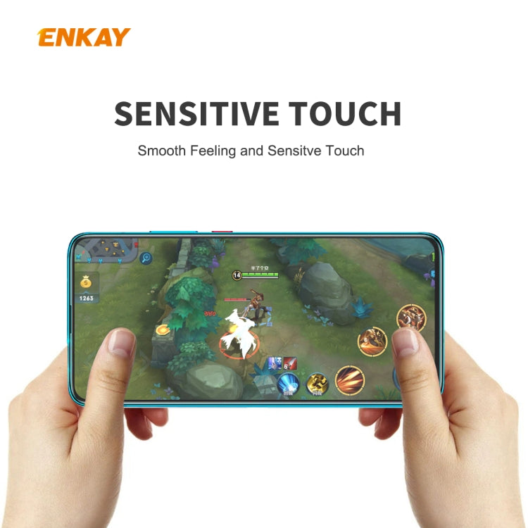 2 PCS ENKAY Hat-Prince 0.26mm 9H 2.5D Curved Edge Tempered Glass Film, For OnePlus Nord, For Galaxy M31s 2 PCS