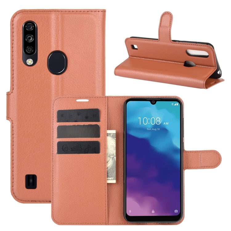 For ZTE Blade A7 2020 Fingerprint Version Litchi Texture Horizontal Flip Protective Case with Holder & Card Slots & Wallet, For ZTE Blade A7 2020 Fingerprint Version