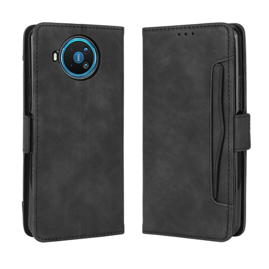 For Nokia 8.3 5G Wallet Style Skin Feel Calf Pattern Leather Case ，with Separate Card Slot