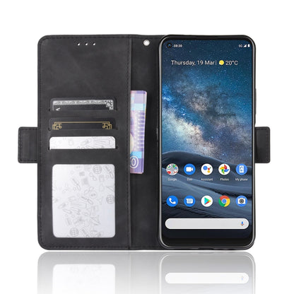 For Nokia 8.3 5G Wallet Style Skin Feel Calf Pattern Leather Case ，with Separate Card Slot