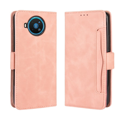 For Nokia 8.3 5G Wallet Style Skin Feel Calf Pattern Leather Case ，with Separate Card Slot