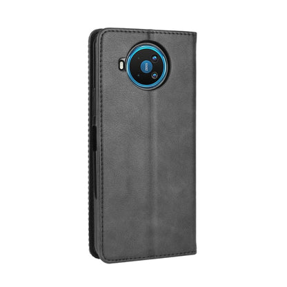 For Nokia 8.3 5G Magnetic Buckle Retro Crazy Horse Texture Horizontal Flip Leather Case  , with Holder & Card Slots & Photo Frame, For Nokia 8.3 5G