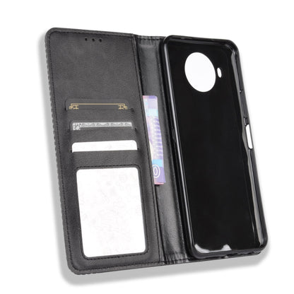 For Nokia 8.3 5G Magnetic Buckle Retro Crazy Horse Texture Horizontal Flip Leather Case  , with Holder & Card Slots & Photo Frame, For Nokia 8.3 5G