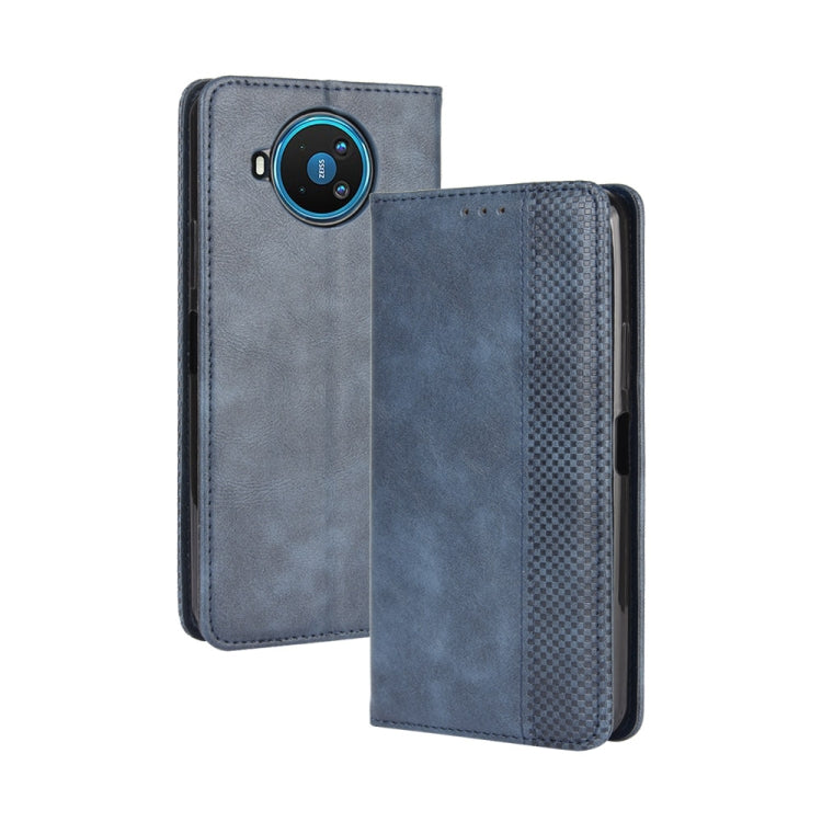 For Nokia 8.3 5G Magnetic Buckle Retro Crazy Horse Texture Horizontal Flip Leather Case  , with Holder & Card Slots & Photo Frame, For Nokia 8.3 5G