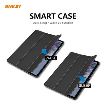 ENKAY ENK-8011 PU Leather + TPU Smart Case with Pen Slot for Samsung Galaxy Tab S7 11.0 T870 / T875