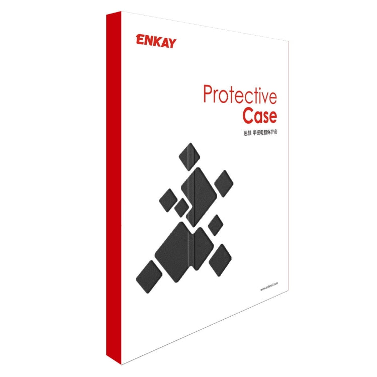 ENKAY ENK-8010 PU Leather + Plastic Smart Case with Three-folding Holder for Samsung Galaxy Tab S7 11.0 T870 / T875, For Galaxy Tab S8 / Galaxy Tab S7 11.0