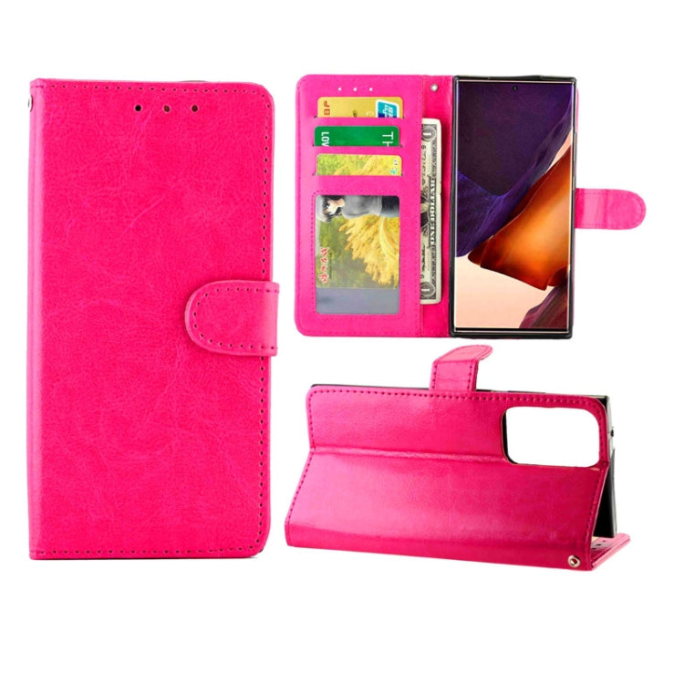 Crazy Horse Texture Leather Horizontal Flip Protective Case with Holder & Card Slots & Wallet & Photo Frame