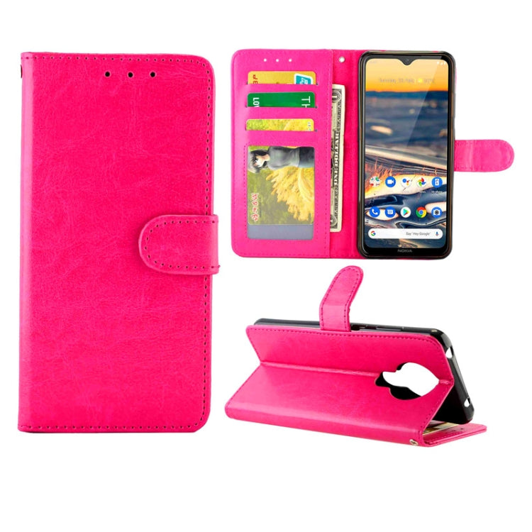 Crazy Horse Texture Leather Horizontal Flip Protective Case with Holder & Card Slots & Wallet & Photo Frame