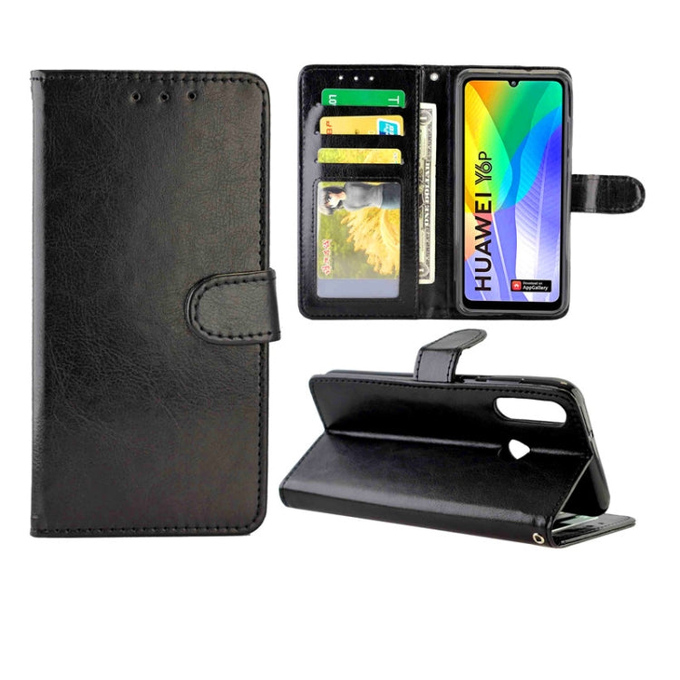 Crazy Horse Texture Leather Horizontal Flip Protective Case with Holder & Card Slots & Wallet & Photo Frame