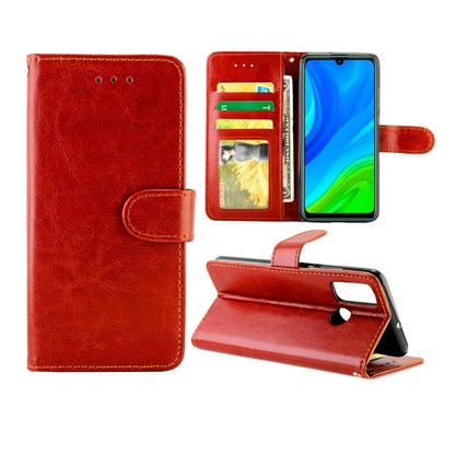 Crazy Horse Texture Leather Horizontal Flip Protective Case with Holder & Card Slots & Wallet & Photo Frame