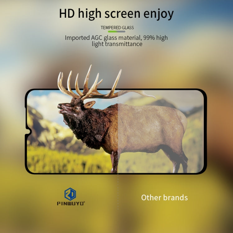 PINWUYO 9H 2.5D Full Screen Tempered Glass Film