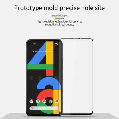 PINWUYO 9H 3D Curved Full Screen Explosion-proof Tempered Glass Film, For Google Pixel 4a