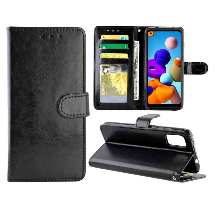 Crazy Horse Texture Leather Horizontal Flip Protective Case with Holder & Card Slots & Wallet & Photo Frame, For Samsung Galaxy M51, For Samsung Galaxy M01, For Nokia 1.3