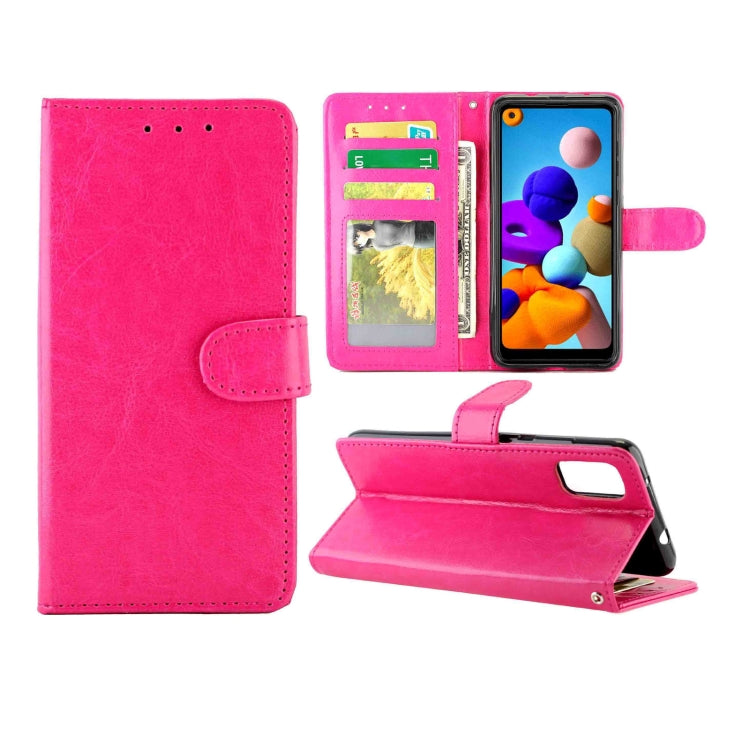 Crazy Horse Texture Leather Horizontal Flip Protective Case with Holder & Card Slots & Wallet & Photo Frame, For Samsung Galaxy M51, For Samsung Galaxy M01, For Nokia 1.3