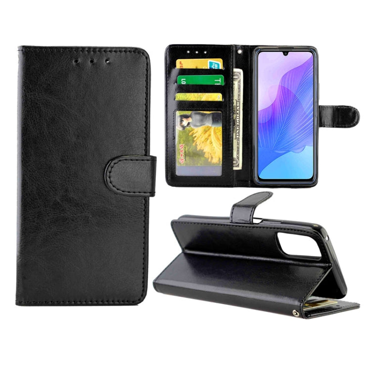 Crazy Horse Texture Leather Horizontal Flip Protective Case with Holder & Card Slots & Wallet & Photo Frame