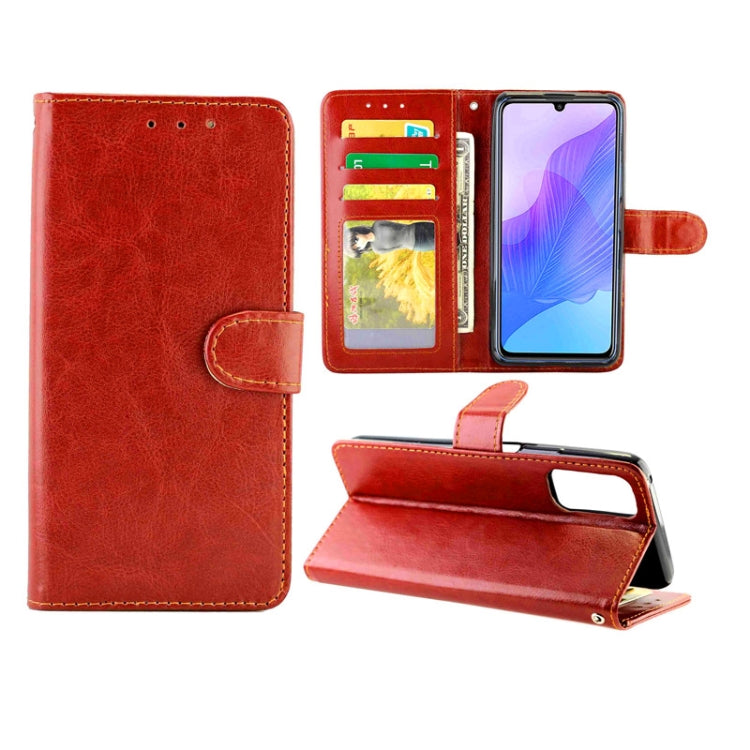 Crazy Horse Texture Leather Horizontal Flip Protective Case with Holder & Card Slots & Wallet & Photo Frame