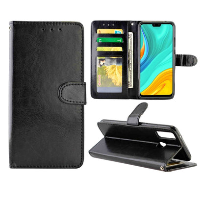 Crazy Horse Texture Leather Horizontal Flip Protective Case with Holder & Card Slots & Wallet & Photo Frame