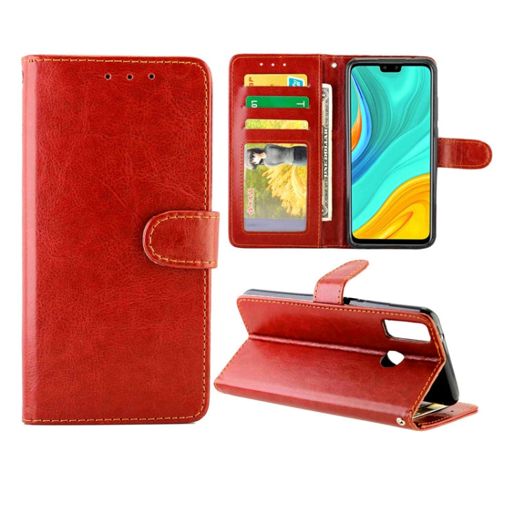 Crazy Horse Texture Leather Horizontal Flip Protective Case with Holder & Card Slots & Wallet & Photo Frame