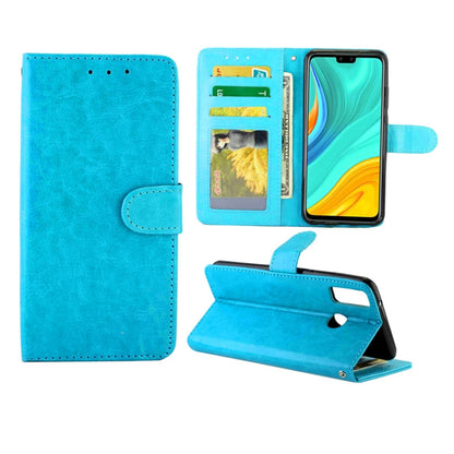 Crazy Horse Texture Leather Horizontal Flip Protective Case with Holder & Card Slots & Wallet & Photo Frame