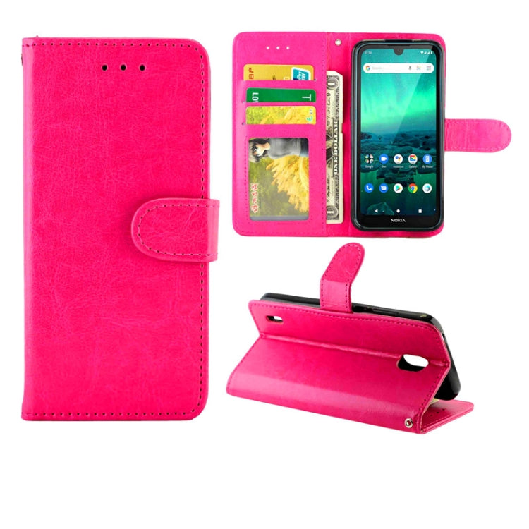 Crazy Horse Texture Leather Horizontal Flip Protective Case with Holder & Card Slots & Wallet & Photo Frame, For Samsung Galaxy M51, For Samsung Galaxy M01, For Nokia 1.3