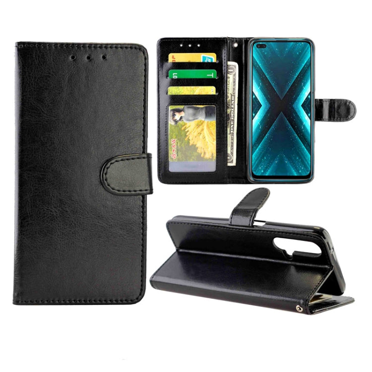 Crazy Horse Texture Leather Horizontal Flip Protective Case with Holder & Card Slots & Wallet & Photo Frame