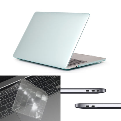 ENKAY Hat-Prince 3 in 1 For MacBook Pro 13 inch A2289 / A2251 (2020) Crystal Hard Shell Protective Case + US Version Ultra-thin TPU Keyboard Protector Cover + Anti-dust Plugs Set