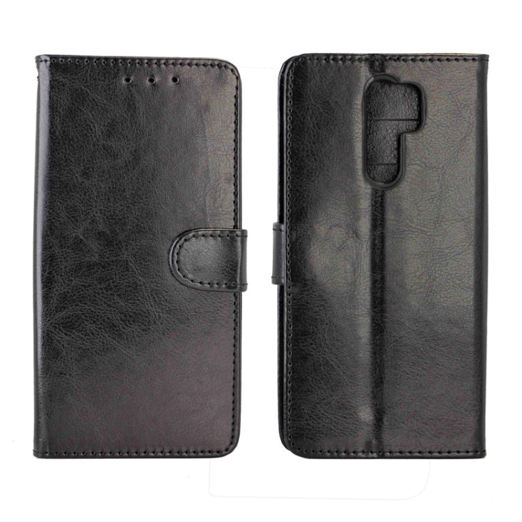 Crazy Horse Texture Leather Horizontal Flip Protective Case with Holder & Card Slots & Wallet & Photo Frame