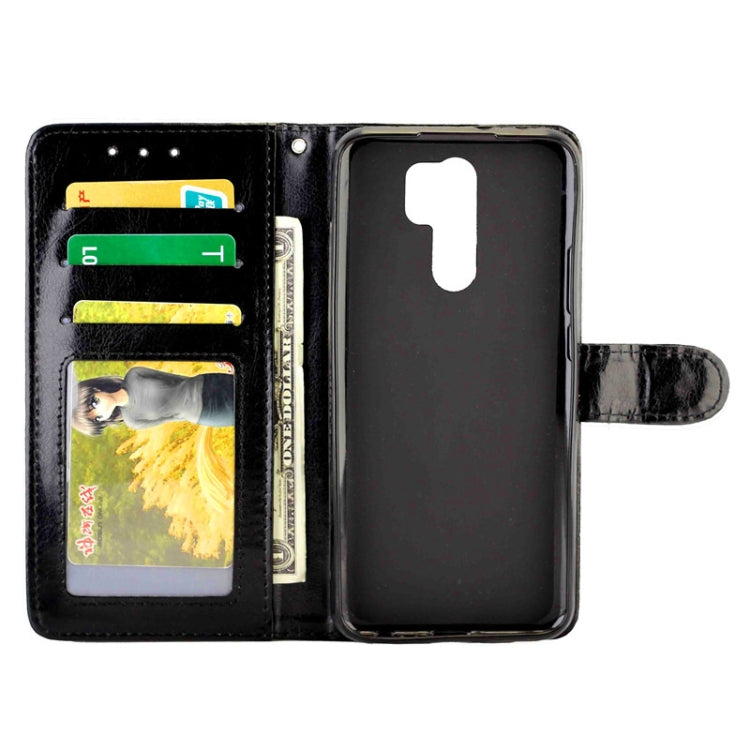 Crazy Horse Texture Leather Horizontal Flip Protective Case with Holder & Card Slots & Wallet & Photo Frame