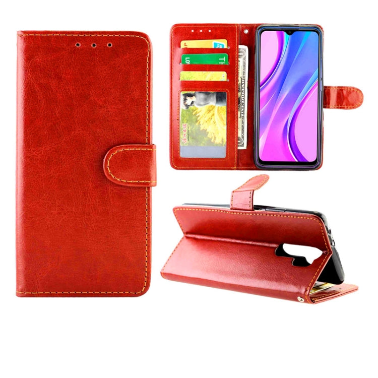 Crazy Horse Texture Leather Horizontal Flip Protective Case with Holder & Card Slots & Wallet & Photo Frame