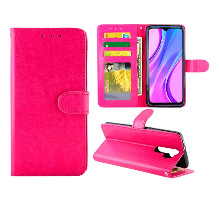 Crazy Horse Texture Leather Horizontal Flip Protective Case with Holder & Card Slots & Wallet & Photo Frame