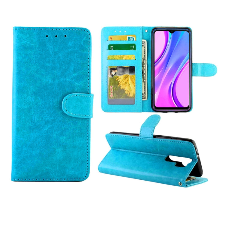 Crazy Horse Texture Leather Horizontal Flip Protective Case with Holder & Card Slots & Wallet & Photo Frame