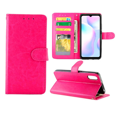 Crazy Horse Texture Leather Horizontal Flip Protective Case with Holder & Card Slots & Wallet & Photo Frame