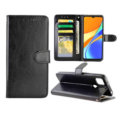 Crazy Horse Texture Leather Horizontal Flip Protective Case with Holder & Card Slots & Wallet & Photo Frame