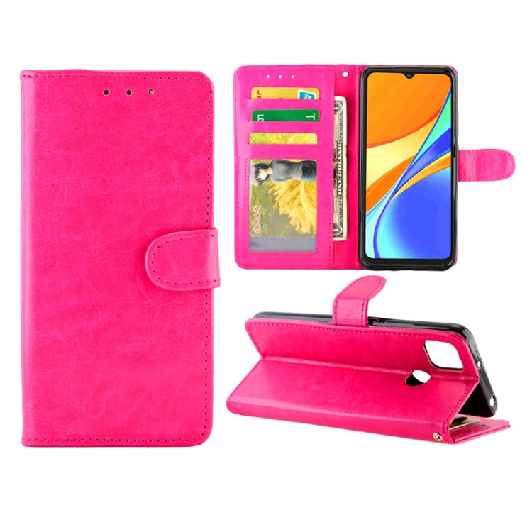 Crazy Horse Texture Leather Horizontal Flip Protective Case with Holder & Card Slots & Wallet & Photo Frame