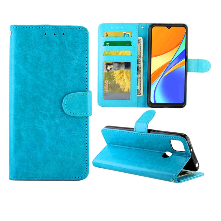Crazy Horse Texture Leather Horizontal Flip Protective Case with Holder & Card Slots & Wallet & Photo Frame