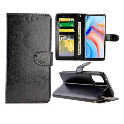 Crazy Horse Texture Leather Horizontal Flip Protective Case with Holder & Card Slots & Wallet & Photo Frame