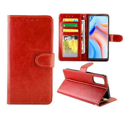 Crazy Horse Texture Leather Horizontal Flip Protective Case with Holder & Card Slots & Wallet & Photo Frame