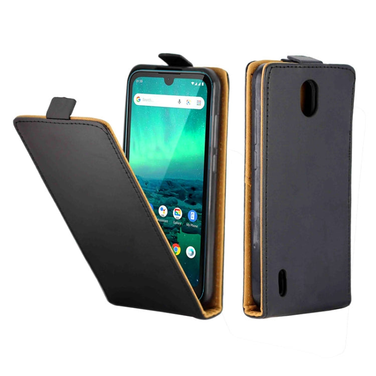 Business Style Vertical Flip TPU Leather Case  with Card Slot