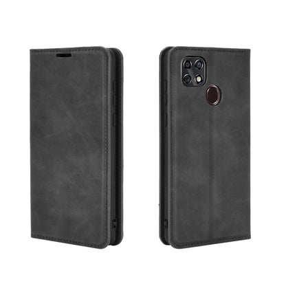 For ZTE Blade 10 Smart / Blade 20 Retro-skin Business Magnetic Suction Leather Case with Holder & Card Slots & Wallet, For ZTE Blade 10 Smart / Blade 20