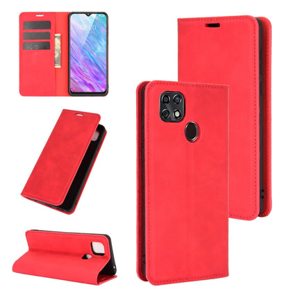 For ZTE Blade 10 Smart / Blade 20 Retro-skin Business Magnetic Suction Leather Case with Holder & Card Slots & Wallet, For ZTE Blade 10 Smart / Blade 20