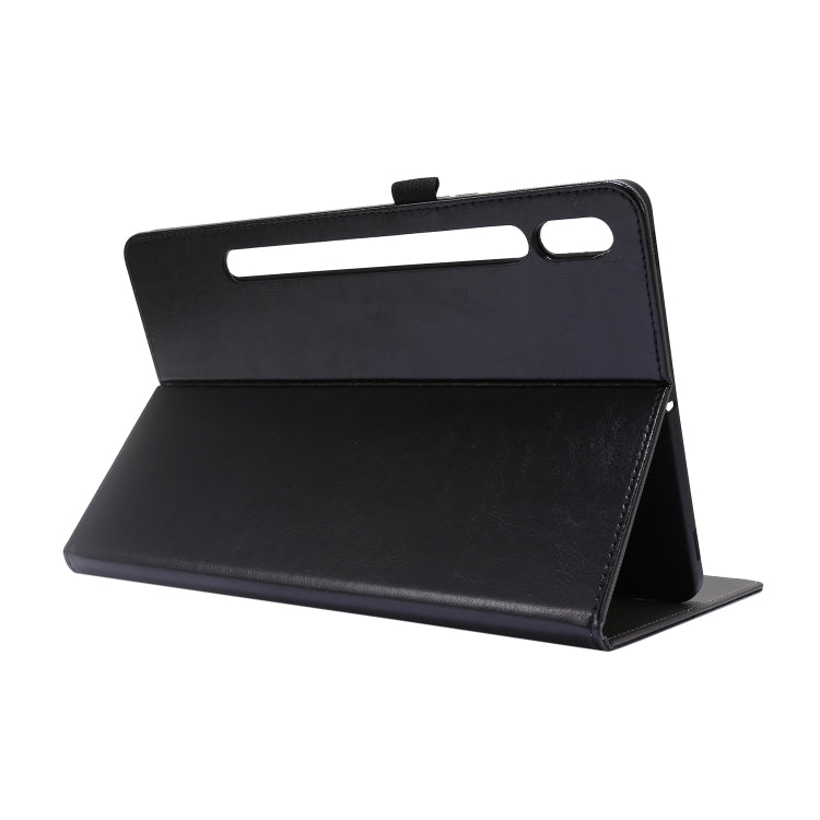 2-Folding Business Horizontal Flip PU Leather Case with Card Slots & Holder