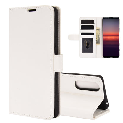 For Sony Xperia 5 II R64 Texture Single Horizontal Flip Protective Case with Holder & Card Slots & Wallet& Photo Frame