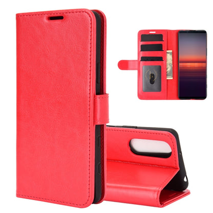 For Sony Xperia 5 II R64 Texture Single Horizontal Flip Protective Case with Holder & Card Slots & Wallet& Photo Frame