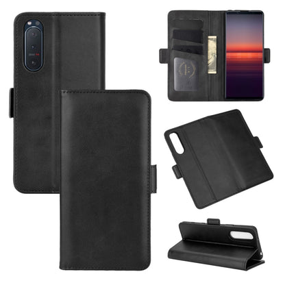 For Sony Xperia 5 II Dual-side Magnetic Buckle Horizontal Flip Leather Case with Holder & Card Slots & Wallet