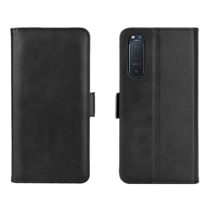 For Sony Xperia 5 II Dual-side Magnetic Buckle Horizontal Flip Leather Case with Holder & Card Slots & Wallet