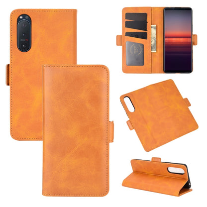 For Sony Xperia 5 II Dual-side Magnetic Buckle Horizontal Flip Leather Case with Holder & Card Slots & Wallet